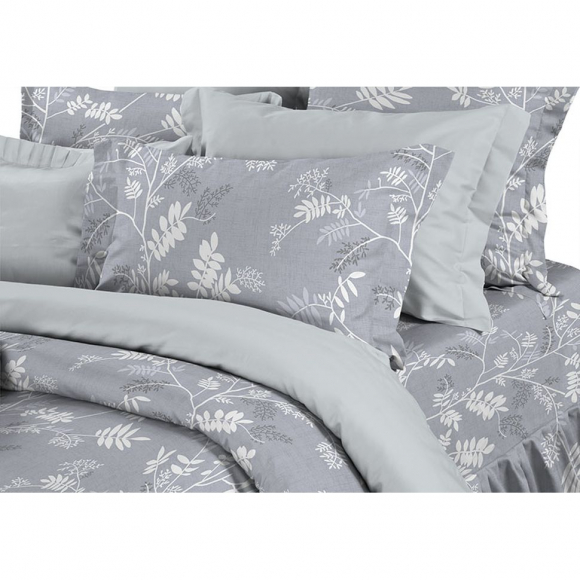 Ткань перкаль Касильда 110г/м? 100% хлопок шир.220см арт.ТВО-6655-1 цв.серый уп.10м