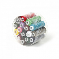 Набор бытовых ниток IDEAL 40/2 183м 100% п/э, MIX.4 уп.16шт