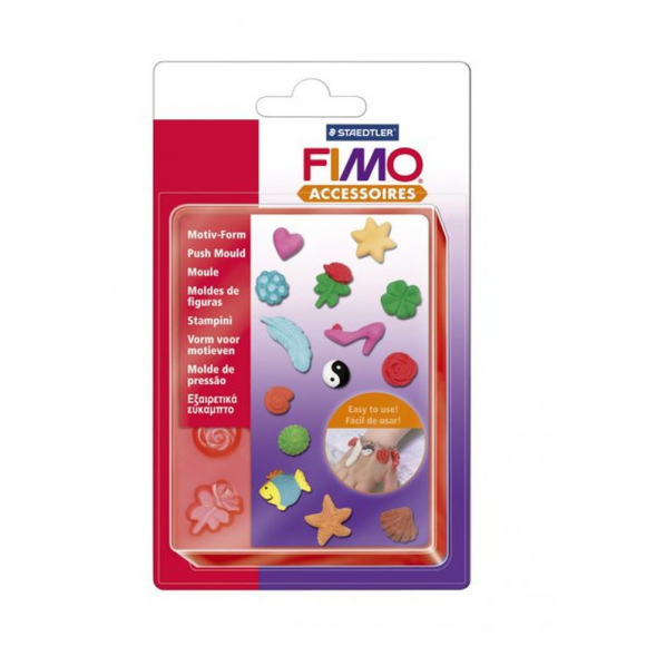 FIMO Формочки для литья Бижутерия уп. 14 форм 1,5x1,5 см арт.8725 01
