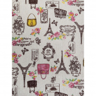 Ткань Лен, арт.TBY-DJ-11, 140г/м?, 30% лен 70% хлопок, шир.150см, уп.5м