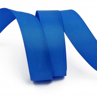 Лента Ideal репсовая в рубчик шир.25мм цв. 366 ярк.синий уп.27,42м