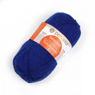 Пряжа для вязания ПЕХ Бисерная (100% акрил) 5х100г/450м цв.491 ультрамарин