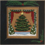 Набор для вышивания MILL HILL Королевская елка 12,7х12,7 см