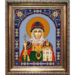 Рисунок на ткани (Бисер) КОНЁК арт. 9305 Святая Ольга 20х25 см