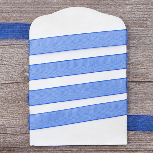 Лента органза SAFISA мини-рулон, 15 мм, 3,5 м, цвет 013 синий Лента органза SAFISA мини-рулон, 15 мм, 3,5 м, цвет 013 синий