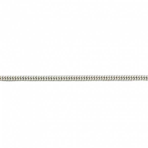 Цепь декоративная арт.TBY-SP 135 R 1х1мм цв.серебро уп.10м
