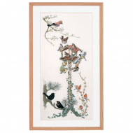 Набор для вышивания THEA GOUVERNEUR арт.1065А Кормушка 45х100 см