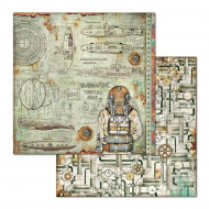 157232_Бумага двухсторонняя для скрапбукинга "Аквалангист"