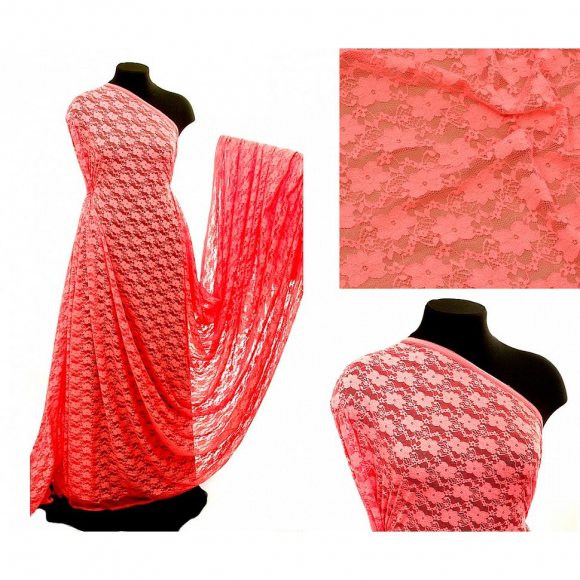 Кружевная ткань стрейч арт.TBY.M903 шир.150см 100 г/м? цв.816 персик уп.22,86м Кружевная ткань стрейч арт.TBY.M903 шир.150см 100 г/м? цв.816 персик уп.22,86м