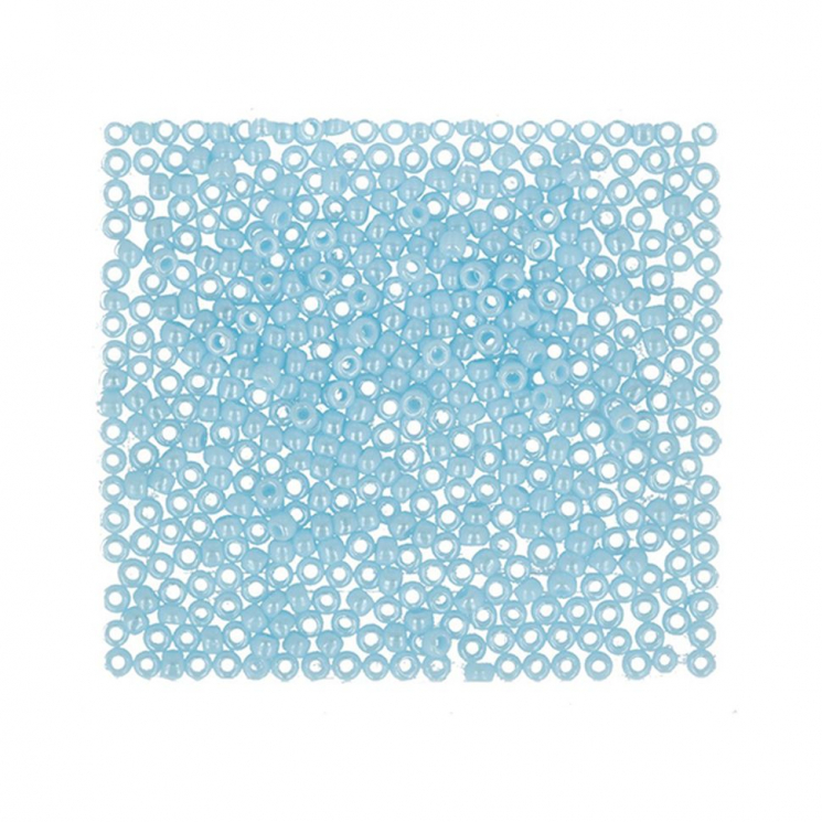 Бисер Япония "TOHO" 11/0  круглый 2  2.2 мм 5 х 5 г №0124 голубой/перл