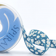 119998_Резинка декоративная, 30 мм, цвет зеленый, 10 м