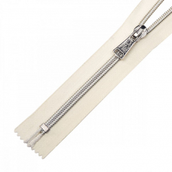 Молния MaxZipper спираль №5 декор. н/р 18см цв.F103 молочный уп.50шт
