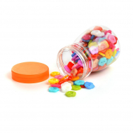 Пуговицы пластик Цветочки, TBY-005 цв.ассорти 16L-10мм, 2 прокола, 30 г Пуговицы пластик Цветочки, TBY-005 цв.ассорти 16L-10мм, 2 прокола, 30 г