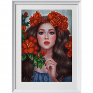 Рисунок на ткани (Бисер) КОНЁК арт. 1339 Алена 29х39 см