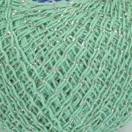 Нитки для вязания Сверкающая Снежинка (92% хлопок, 8% люрекс) 20х25г/195м цв.2102