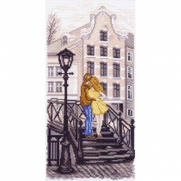 Рисунок на канве МАТРЕНИН ПОСАД арт.24х47 - 1515 Амстердам (мостик)