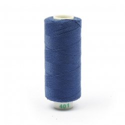 Нитки Dor Tak бытовые 40/2 полиэстер 366м цв.401 синий
