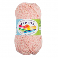 Пряжа ALPINA SHEBBY (100% хлопок) 10х50г/150м цв.07 кремовый-коралловый