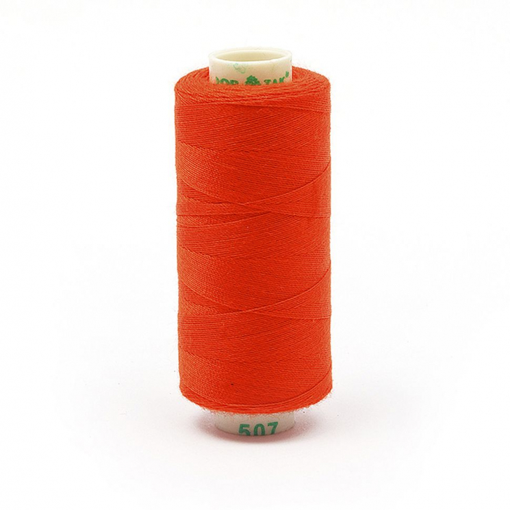 Нитки Dor Tak бытовые 40/2 полиэстер 366м цв.507 оранжевый