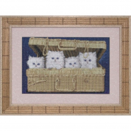 Набор для вышивания мулине КРАСА И ТВОРЧЕСТВО арт.31208 Квартет 32,6х21,3 см