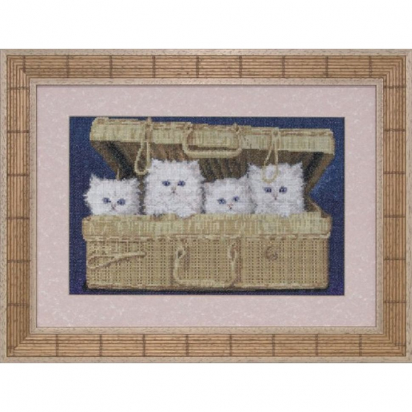 Набор для вышивания мулине КРАСА И ТВОРЧЕСТВО арт.31208 Квартет 32,6х21,3 см