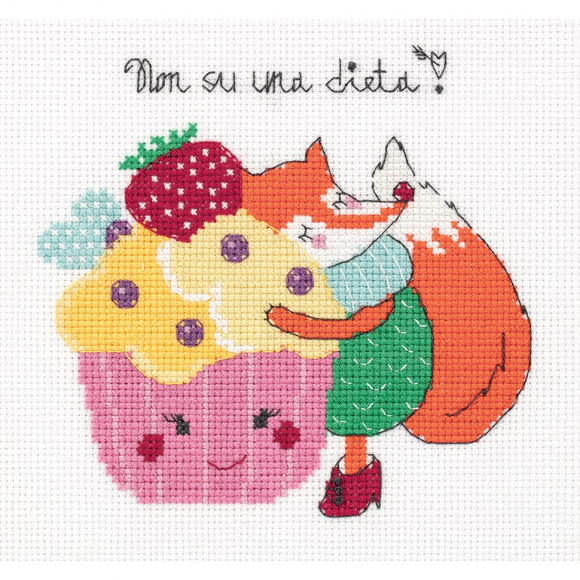 Набор для вышивания KLART арт. 8-250 Лимонное пирожное 15х14,5 см Набор для вышивания KLART арт. 8-250 Лимонное пирожное 15х14,5 см