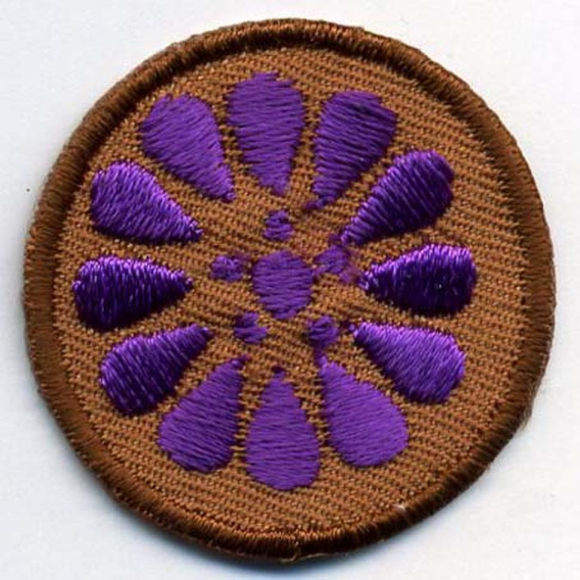 83706_Термоаппликация HKM "Лиловый цветок"