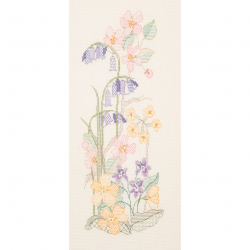 Набор для вышивания DERWENTWATER DESIGNS арт.SP01 Seasons Panel - Spring 29х13 см