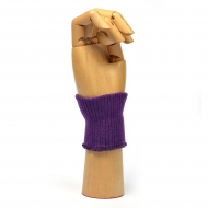 Манжеты 6,5х8 см 100% ПАН арт.МРД: 32/2 рапорт 2х1 плетение ластик цв. 523/0 ярк.лиловый 10 пар