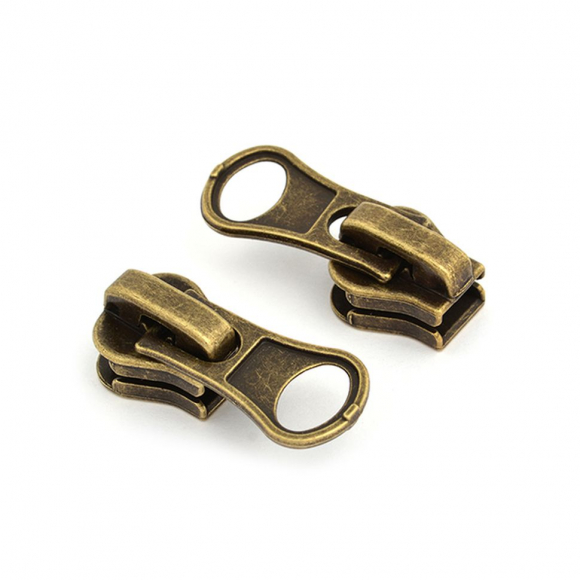 Замок MaxZipper автомат ТР#5 D3 цв.антик уп.10шт Замок MaxZipper автомат ТР#5 D3 цв.антик уп.10шт