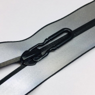 Молния спираль №7 н/р 18см светоотражающая серый Молния спираль №7 н/р 18см светоотражающая серый