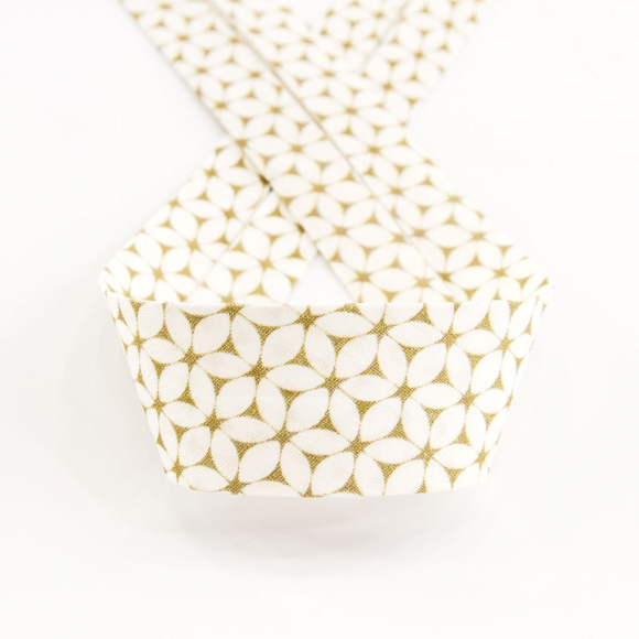 Косая бейка с рисунком SAFISA, арт.6630, 30 мм, 20 м, цвет 01