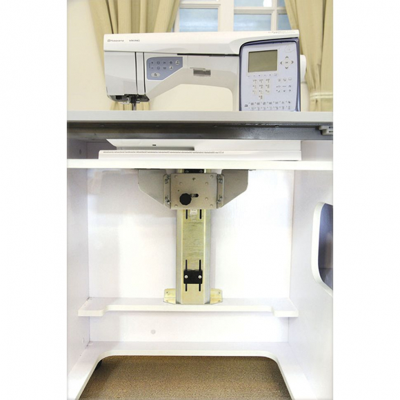 Стол раскладной для швейной машины с раскройным местом QUILTERS VISION, белый