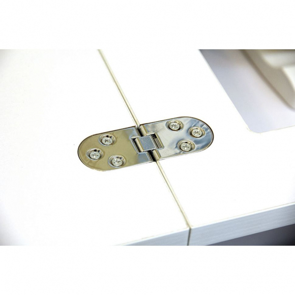 Стол раскладной для швейной машины с раскройным местом QUILTERS VISION, белый