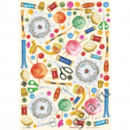 34617_Карта для декупажа "Шитье"