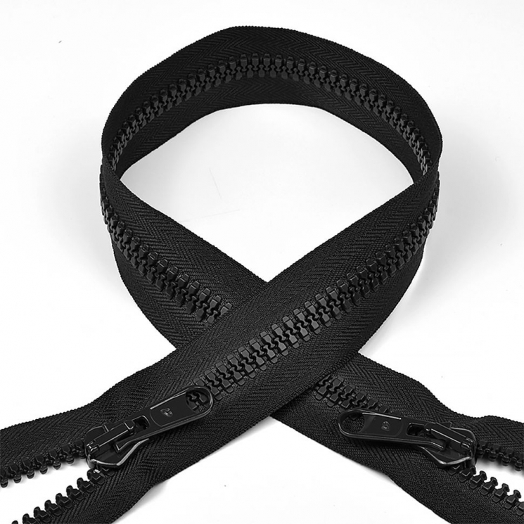 Молния трактор ARTA-F.2080 Т8 2 замка 90см цв.077 черный уп.10шт