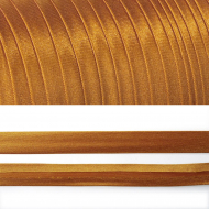 Косая бейка TBY атласная шир.15мм цв.F282 (6360) медный уп.132 м