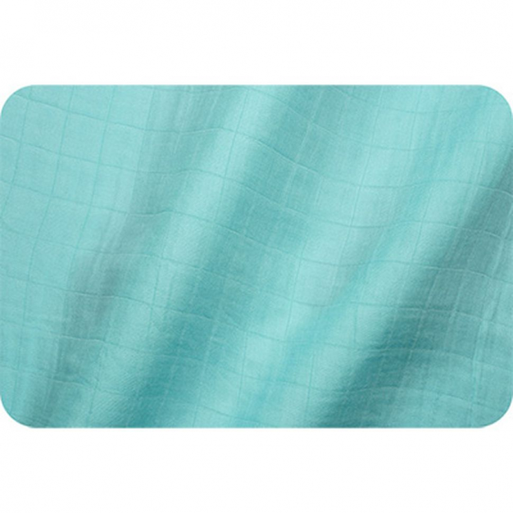 Ткань для пэчворка PEPPY Solid Bamboo Embrace (марлевка) 120 г/м? 100% хлопок цв.AQUA уп.100х125 см