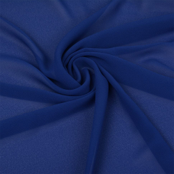 Ткань креп-шифон арт.TBY.8021-087 плот.105г/м2 100% ПЭ шир. 150см цв.87 василек уп.1м