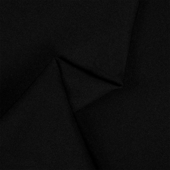 Ткань Габардин кач-во Фухуа 180 г/м? 100% полиэстер шир.150 см арт.TBY.Gbf.24102.1 цв.01 черный уп.1м
