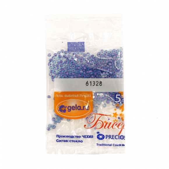 Бисер №10, 5 г., цвет 61328