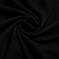 Ткань Твил 150 г кв.м 100% вискоза шир.145 см арт.Р.28638.08 цв.08 черный уп.25м