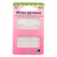 107293_Иглы ручные для вышивания с закругленным кончиком № 28, 5 шт