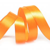 Лента атласная 20мм цв.3020 ярк.оранжевый IDEAL уп.27,4 м