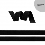 Резинка TBY бельевая окантовочная матовая 10мм арт.ROM.10322 цв.F322 черный уп.1000м