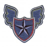 Термоаппликация "Звезда с крыльями"