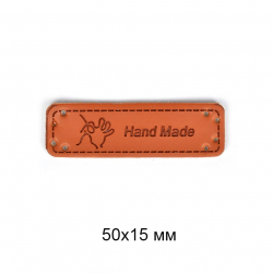 Аппликация пришивная Hand Made арт.TBY.SHEV.43 1,5х5см, уп.20шт