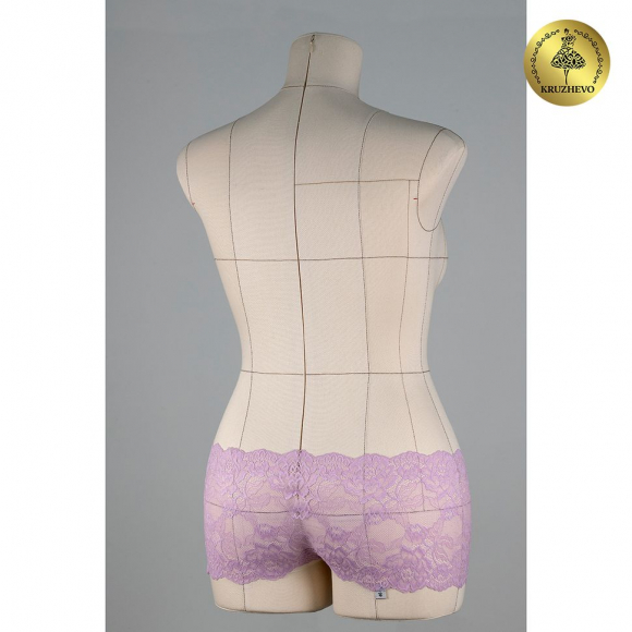 Кружево-стрейч KRUZHEVO арт.TBY.L838 шир.180мм цв.165 нежная сирень уп.25м