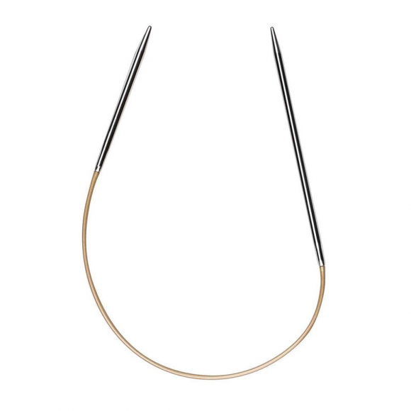 130325_Спицы, круговые носочные Sockenwunder, супергладкие, латунь, №5, 25 см