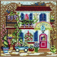 Набор для вышивания MILL HILL Цветочный магазин 12,7х12,7 см